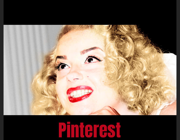 Babsy Artner as Marilyn Monroe Lookalike on Pinterest